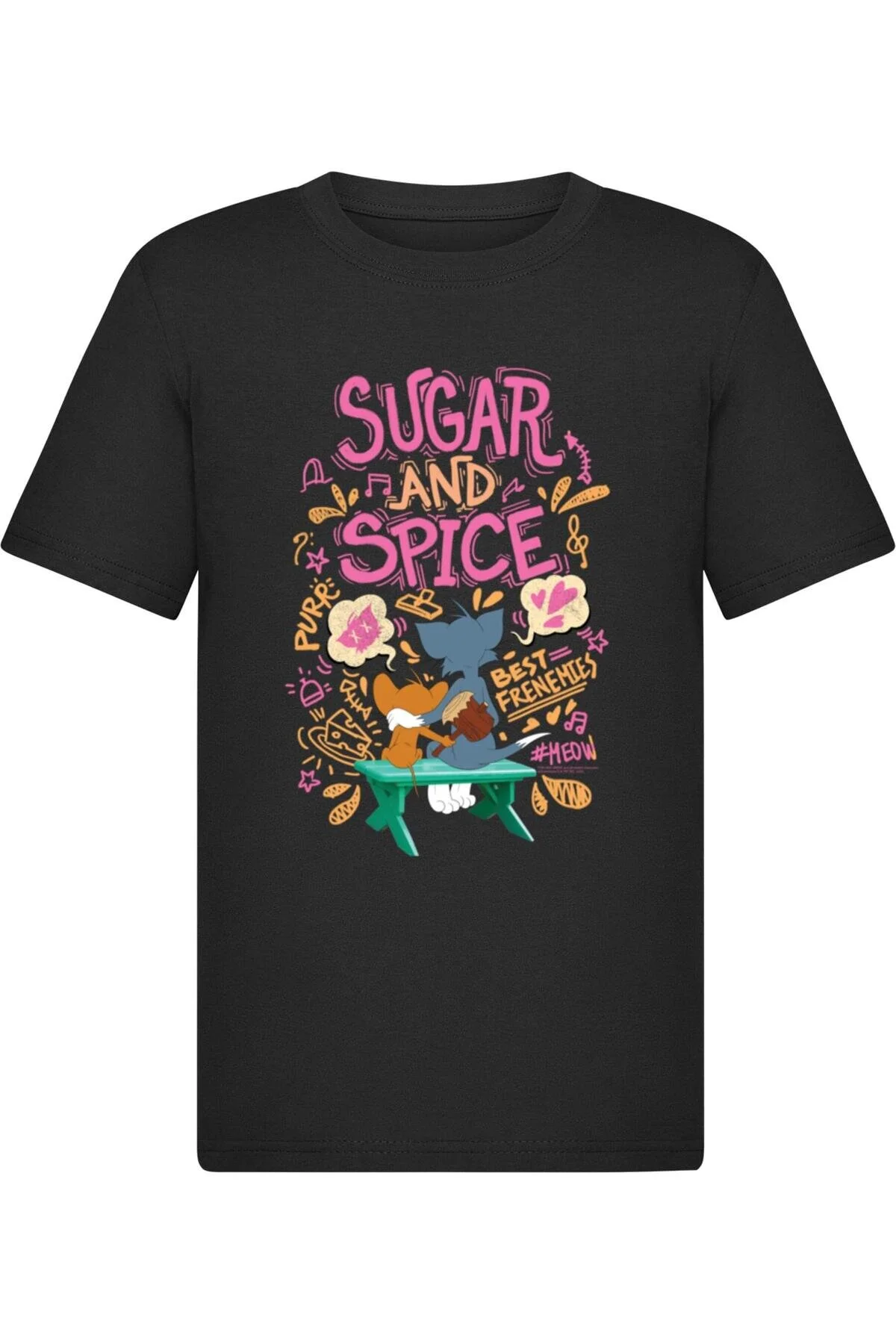 Bild von ABSOLUTE CULT Kids Tom And Jerry Sugar And Spice Basic Tee 2.0 für Herren - 134–140
