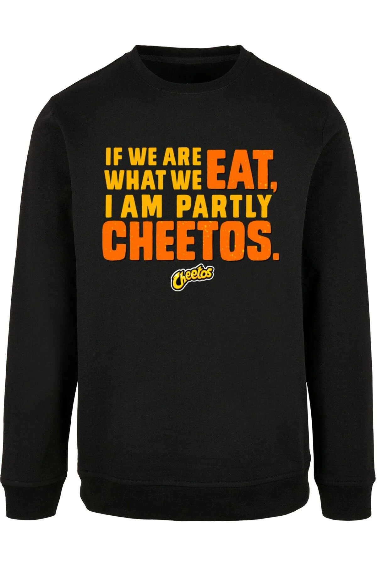 Bild von Merchcode Cheetos Sind, Was Wir Essen Crewneck für Herren - L