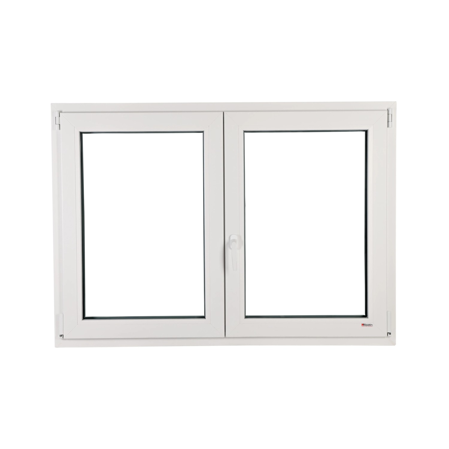 Bild von KM Meeth Kunststoff-Fenster CL70P Weiß 150 cm x 65 cm Stulp DIN Rechts