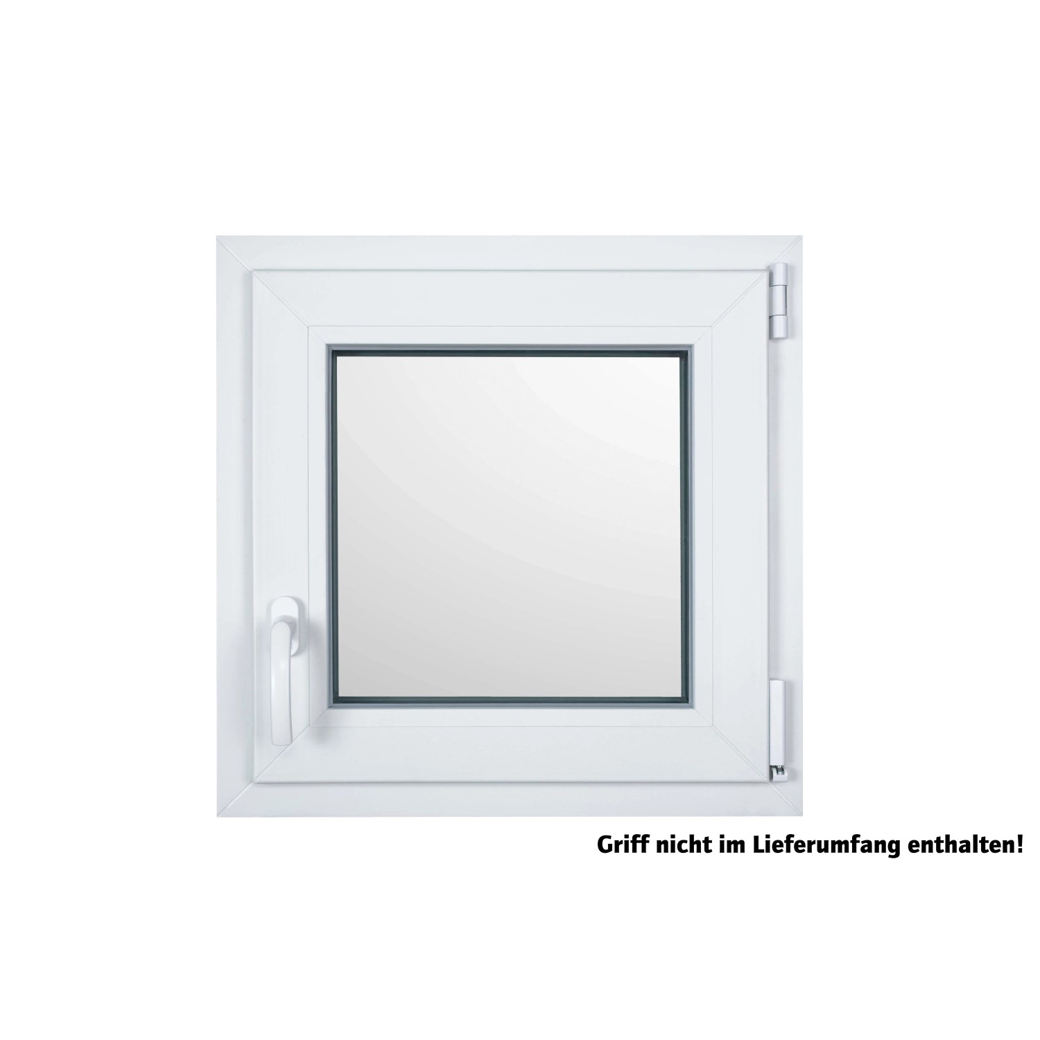 Bild von KM Meeth Kunststoff-Fenster CL70P Weiß 115 cm x 55 cm DIN Rechts