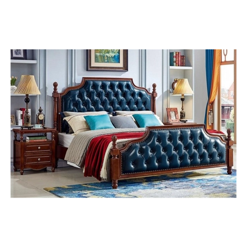 Bild von Xlmoebel Schlafzimmer-Set 3-teilig – Design Bett mit Nachttischen
