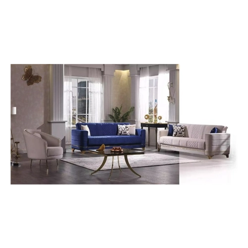 Bild von Xlmoebel Wohnzimmer-Set Modernes Stoffsofa-Set mit 3+3+1 Sitzen