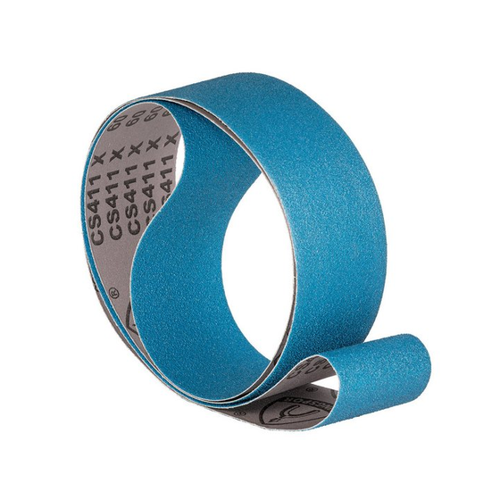 Bild von Klingspor Schleifpapier Zirkon Schleifband CS411X – Vielseitigkeit in der Metallbearbeitung
