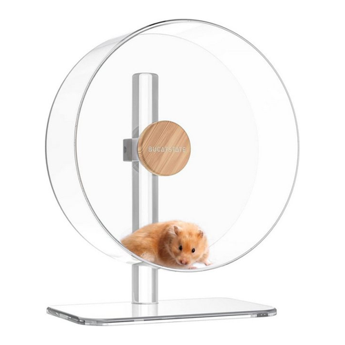 Bild von LuxusKollektion Kleintierkäfig Laufrad Hamster 32cm Acrylic Transparent