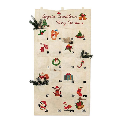 Bild von LuxusKollektion befüllbarer Adventskalender Weihnachtskalender 2024 XXL Stoff Adventskalender Wiederverwendbar