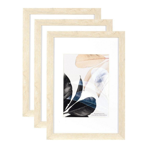 Bild von LuxusKollektion Bilderrahmen-Set A4 Eiche Holz