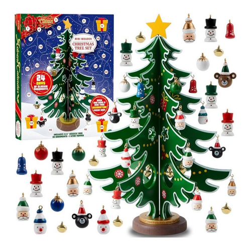 Bild von LuxusKollektion Adventskalender Weihnachten 2024: 24 Tage Countdown mit Weihnachtsbaum
