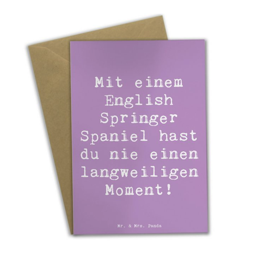 Bild von Wundervolle Grußkarte von Mr. & Mrs. Panda