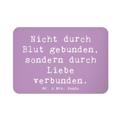 Bild von Mr. & Mrs. Panda Magnet Spruch Adoptivbruder Liebe - Lavendeltraum