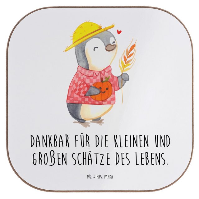 Bild von Mr. & Mrs. Panda Tassen Untersetzer Erntedankfest Schätze - Geschenk, gläseruntersetzer, Erntefest, Thanksgiving Geschenke, Tasse, Feiertage, Dankbarkeit Spruch, Dankesfeier, Feiertag, Glas, Gläser