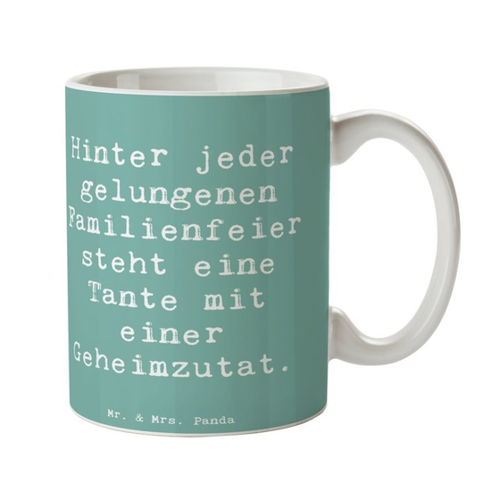 Bild von Mr. & Mrs. Panda Tasse Spruch Tante Geheimzutat - Meeresbrise
