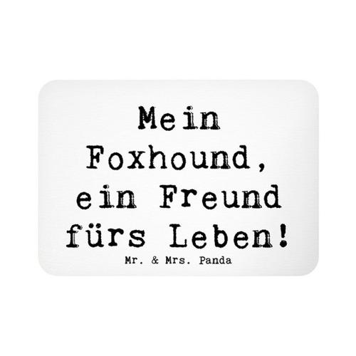 Bild von Mr. & Mrs. Panda Magnet Spruch Foxhound Freund