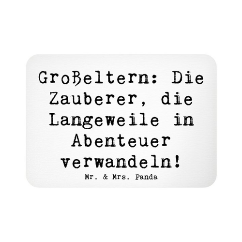 Bild von Mr. & Mrs. Panda Kühlschrankmagnet für Großeltern
