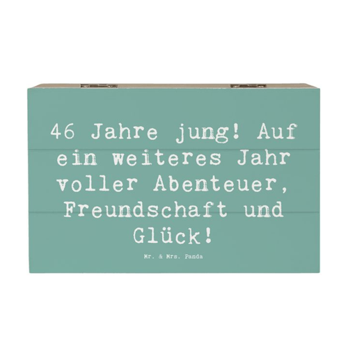 Bild von Mr. & Mrs. Panda Dekokiste – Ein besonderes Geschenk für den 46. Geburtstag