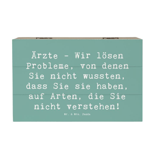 Bild von Mr. & Mrs. Panda Dekokiste - Ein stilvolles Geschenk für Ärzte