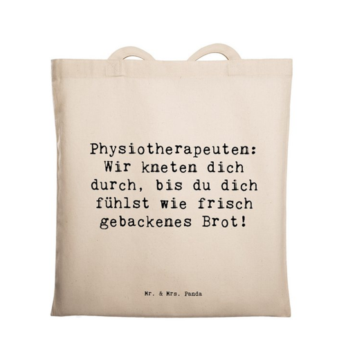 Bild von Mr. & Mrs. Panda Tragetasche für Physiotherapeuten