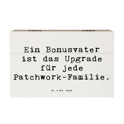 Bild von Mr. & Mrs. Panda Dekokiste - Ein besonderes Geschenk für den Bonusvater