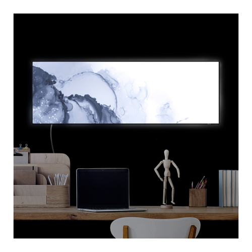 Bild von LED-Wechselbild Spiel der Farben Blaue Tusche