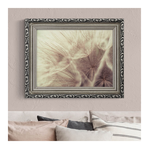 Bild von Gerahmtes Leinwandbild mit Pusteblumen im Vintage-Look