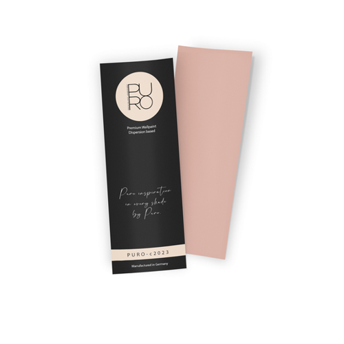 Bild von Premium Wandfarbe Echtanstrichmuster - PURO rosy beige c2023