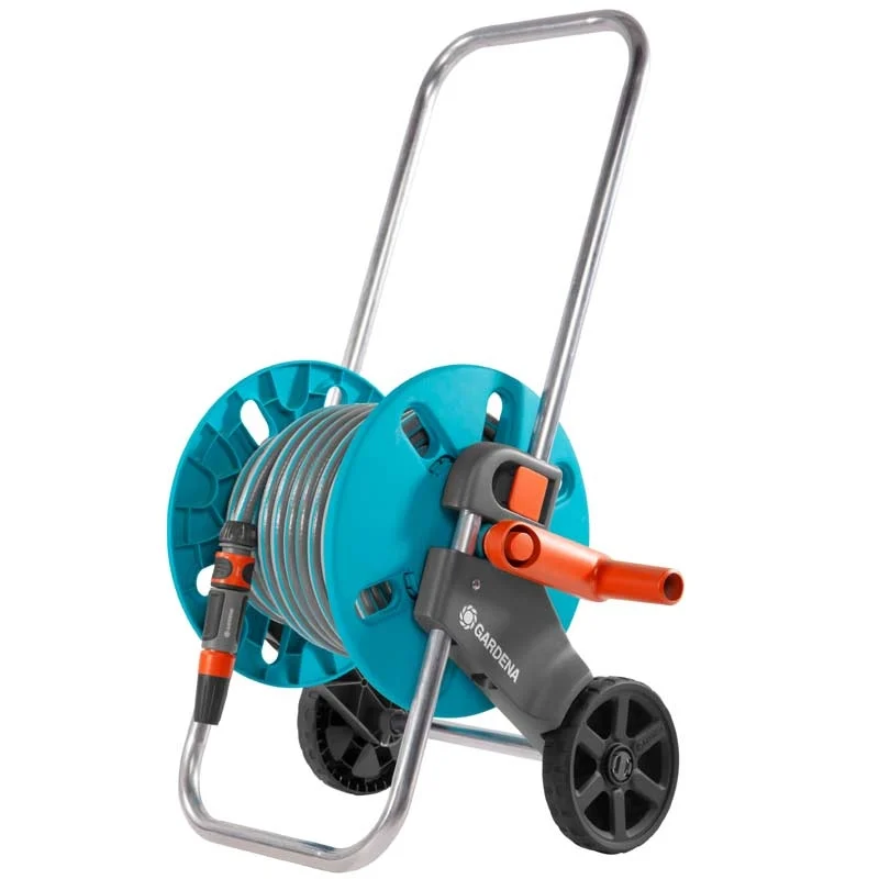 Bild von GARDENA 18502-20 Schlauchwagen CleverRoll S Set, kpl. mit 20m Schlauch, Systemteilen und Spritze