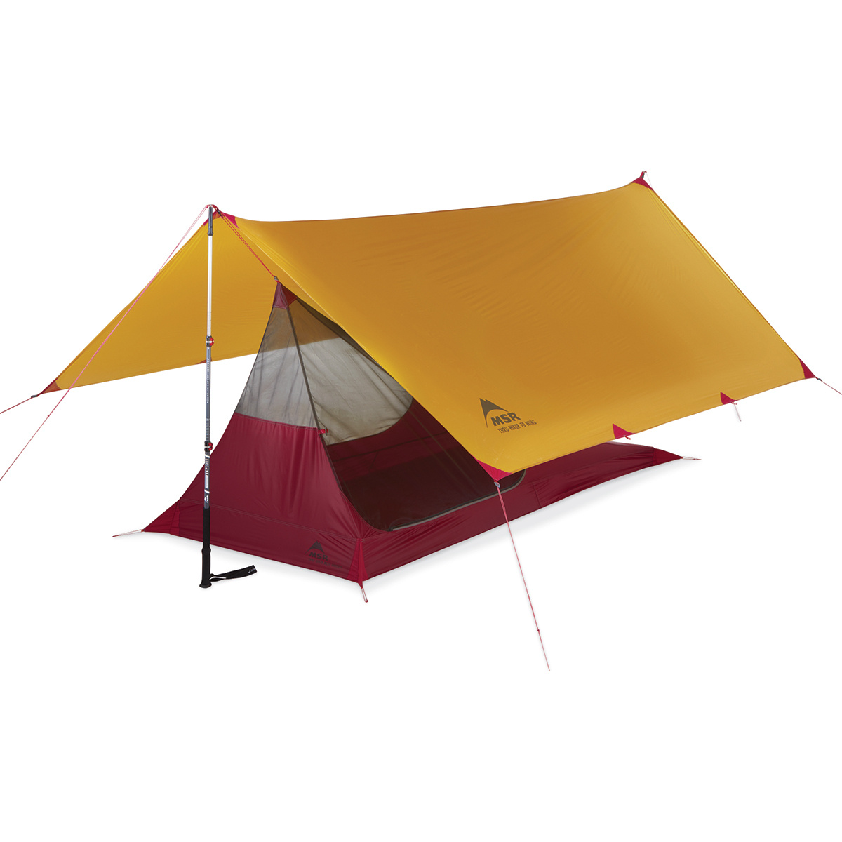 Bild von MSR - Thru-Hiker Mesh House 1 - Moskitonetz Gr 223 x 84 x 96 cm rot