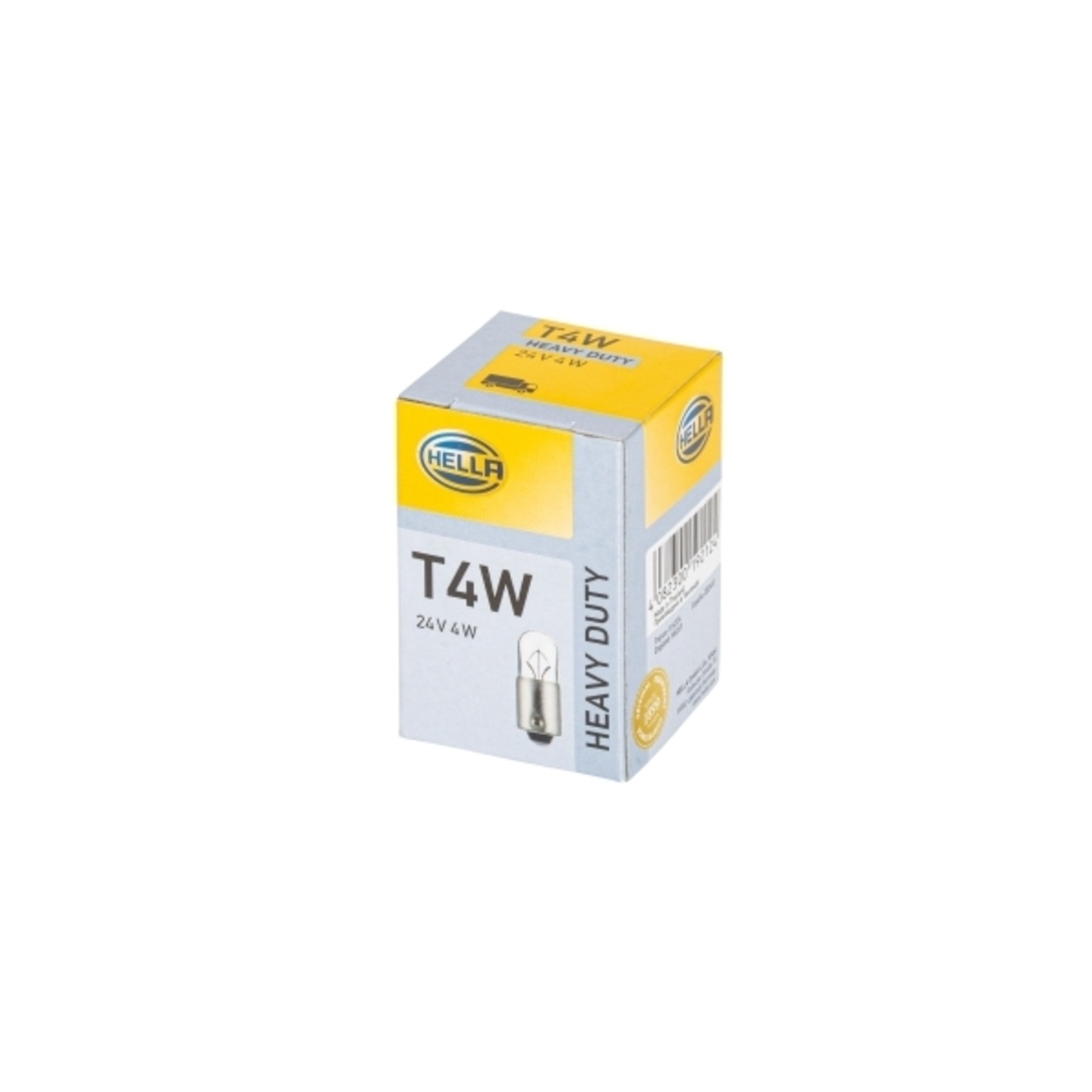Bild von HELLA Glühlampe, Blinkleuchte HEAVY DUTY T4W 8GP 002 067-241  VW,MERCEDES-BENZ,VOLVO,L 80,T2/L Kasten/Kombi,T2/LN1 Kasten/Kombi,VARIO Kasten/Kombi