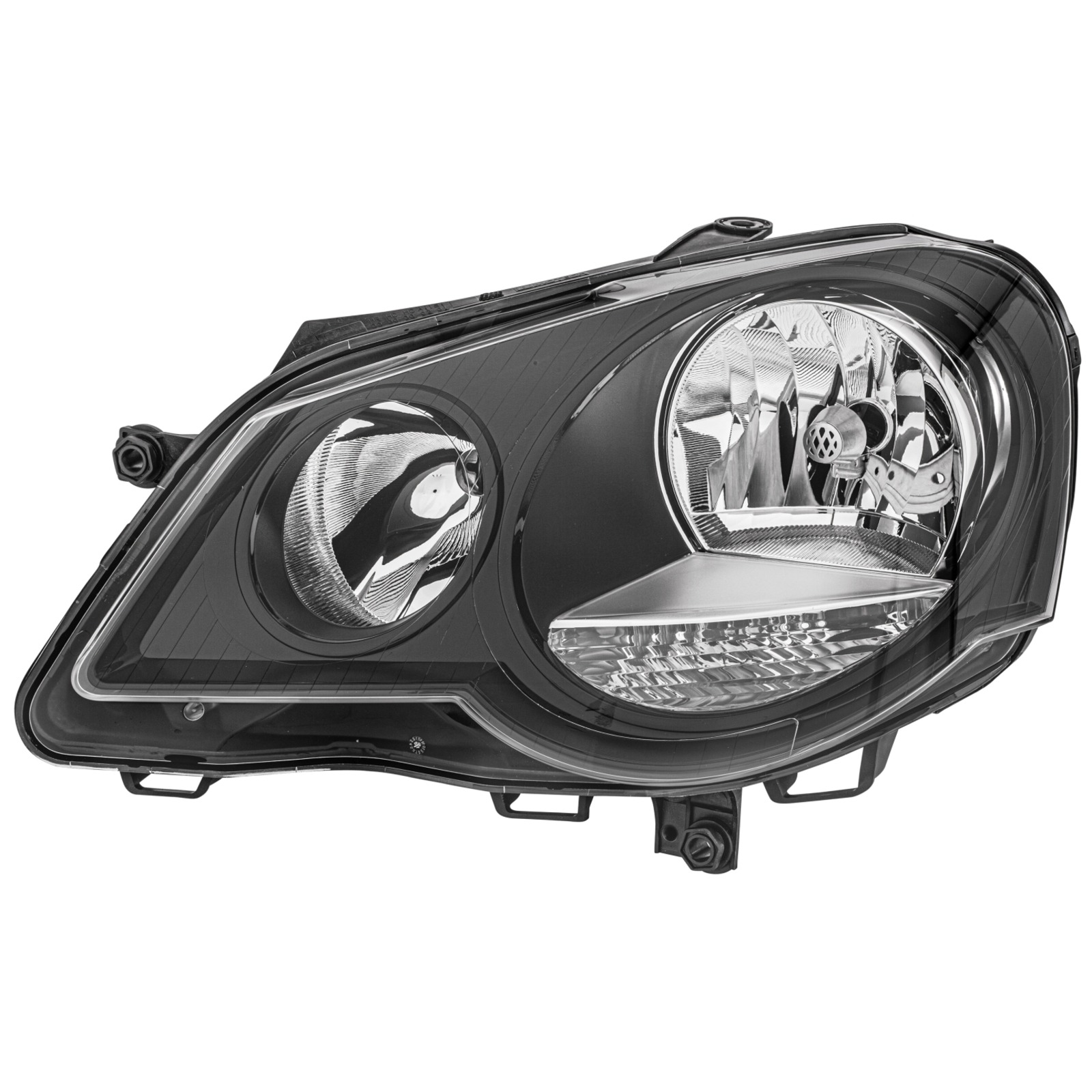 Bild von HELLA 1EE 247 019-211 Halogen/FF Scheinwerfer - für u.a. VW Polo (9N_) - ECE - für Rechtsverkehr - links