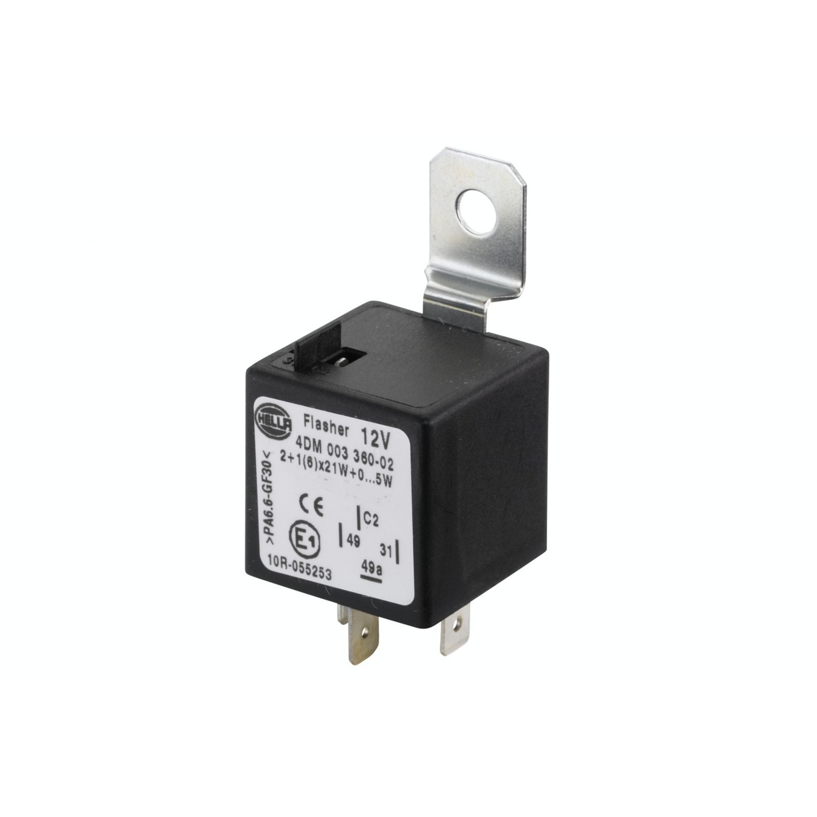 Bild von HELLA Blinkerrelais für Anhänger 4DM 003 360-021 Blinkgeber VW,AUDI,MERCEDES-BENZ,Transporter IV Bus (70B, 70C, 7DB, 7DK, 70J, 70K, 7DC, 7DJ)