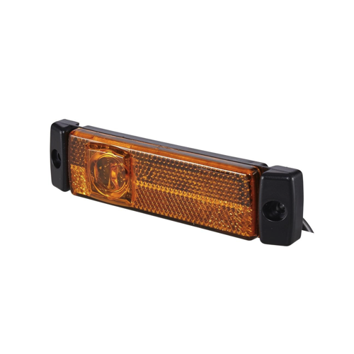Bild von HELLA 2PS 008 645-801 Seitenmarkierungsleuchte LED 24 gelb links, rechts schwarz