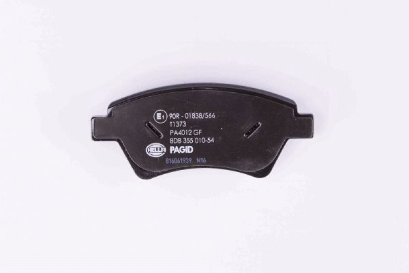 Bild von HELLA 8DB 355 010-541 Bremsbelagsatz Bremsbeläge, Bremsklötze, Bremssteine RENAULT: Kangoo I, MEGANE 2 Coupe-Cabriolet, MEGANE 2