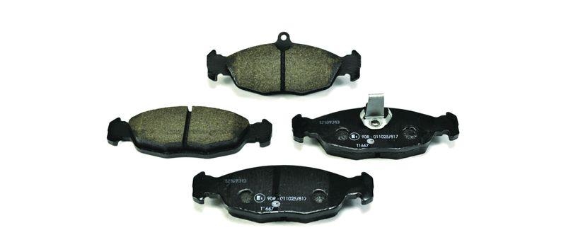 Bild von HELLA 8DB 355 013-031 Bremsbelagsatz Bremsbeläge, Bremsklötze, Bremssteine für Verschleißwarnanzeiger vorbereitet