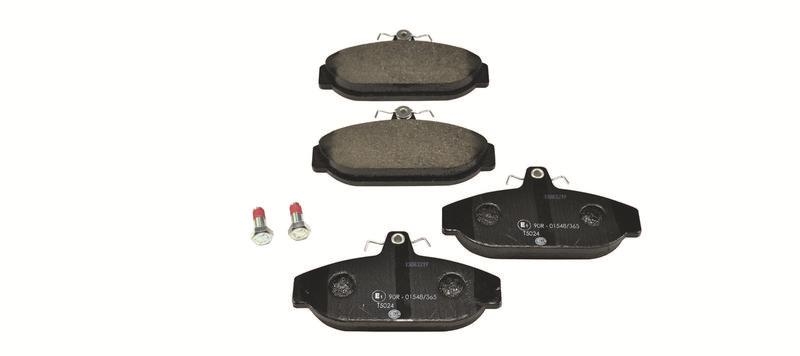 Bild von HELLA PAGID Bremsbeläge vorne - nicht für Verschleißwarnanzeiger vorbereitet - vier Bremsbeläge pro Set - T5024 - für u.a. VOLVO - 8DB 355 017-721