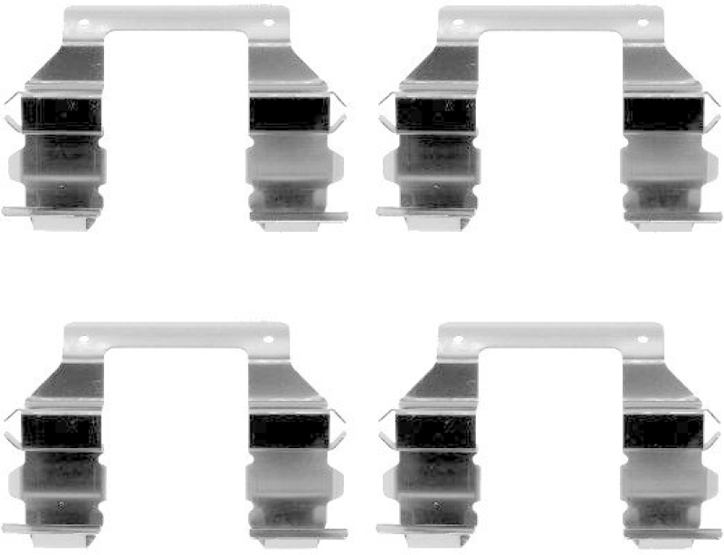 Bild von HELLA PAGID 8DZ 355 202-291 Zubehörsatz, Scheibenbremsbelag - K0035 - Bremssystem: Sumitomo - für u.a. ASIA MOTORS / BMW / FERRARI / MITSUBISHI