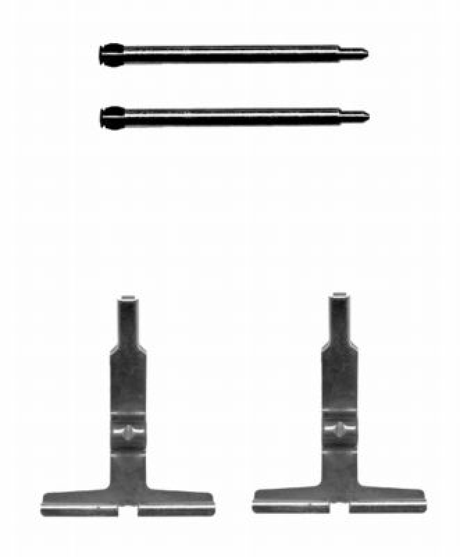 Bild von HELLA 8DZ 355 204-031 Zubehörsatz, Scheibenbremsbelag MERCEDES-BENZ: CLK Coupe, C-Class Saloon, CLK Convertible