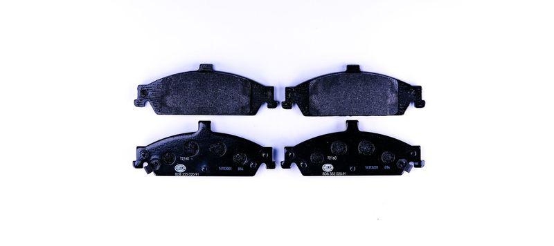 Bild von HELLA 8DB 355 020-911 Bremsbelagsatz Bremsbeläge, Bremsklötze, Bremssteine mit akustischer Verschleißwarnung