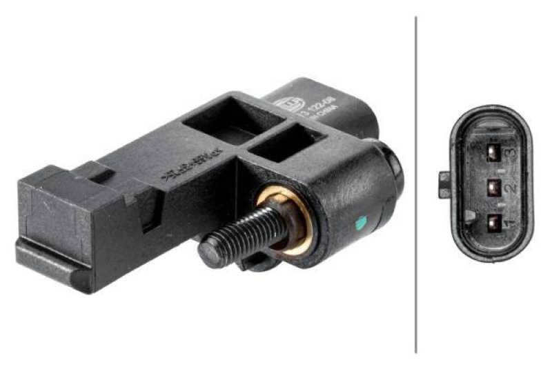 Bild von HELLA 6PU 013 122-081 Impulsgeber Kurbelwellensensor, Impulsgeber, Kurbelwelle 3 Hallsensor CITROËN: C5 III Estate, C3 Picasso, C4 Picasso 1