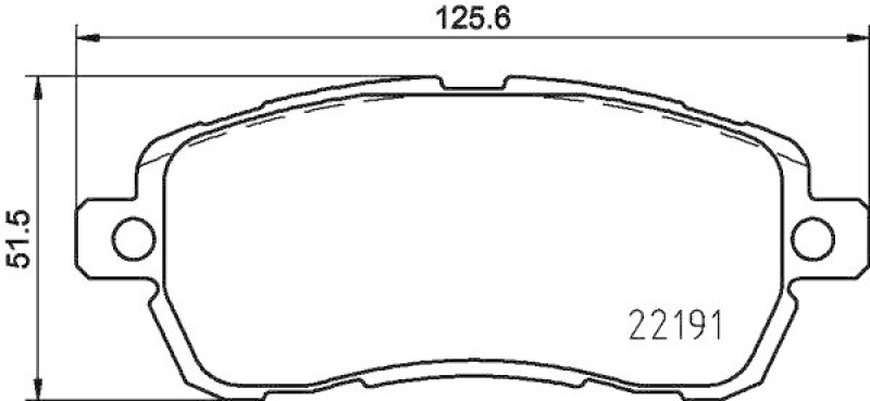 Bild von HELLA Bremsbelagsatz, Scheibenbremse vorne rechts links mit Zubehör für FORD E4B12001AB G1B52001AA 2017679 8DB 355 031-721