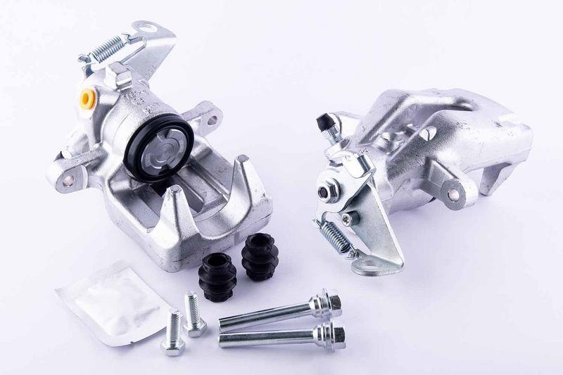Bild von HELLA 8AN 355 784-021 Bremssattel Bremszange Aluminium ohne Halter CITROËN: Berlingo II, PEUGEOT: Partner I Combispace