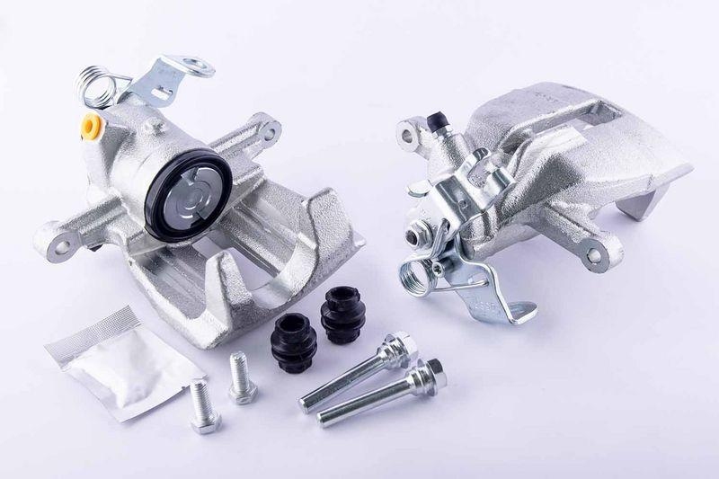Bild von HELLA 8AN 355 784-721 Bremssattel Bremszange Grauguss ohne Halter VOLKSWAGEN: Transporter 5 Bus, Multivan 5 (7HM, Transporter 5