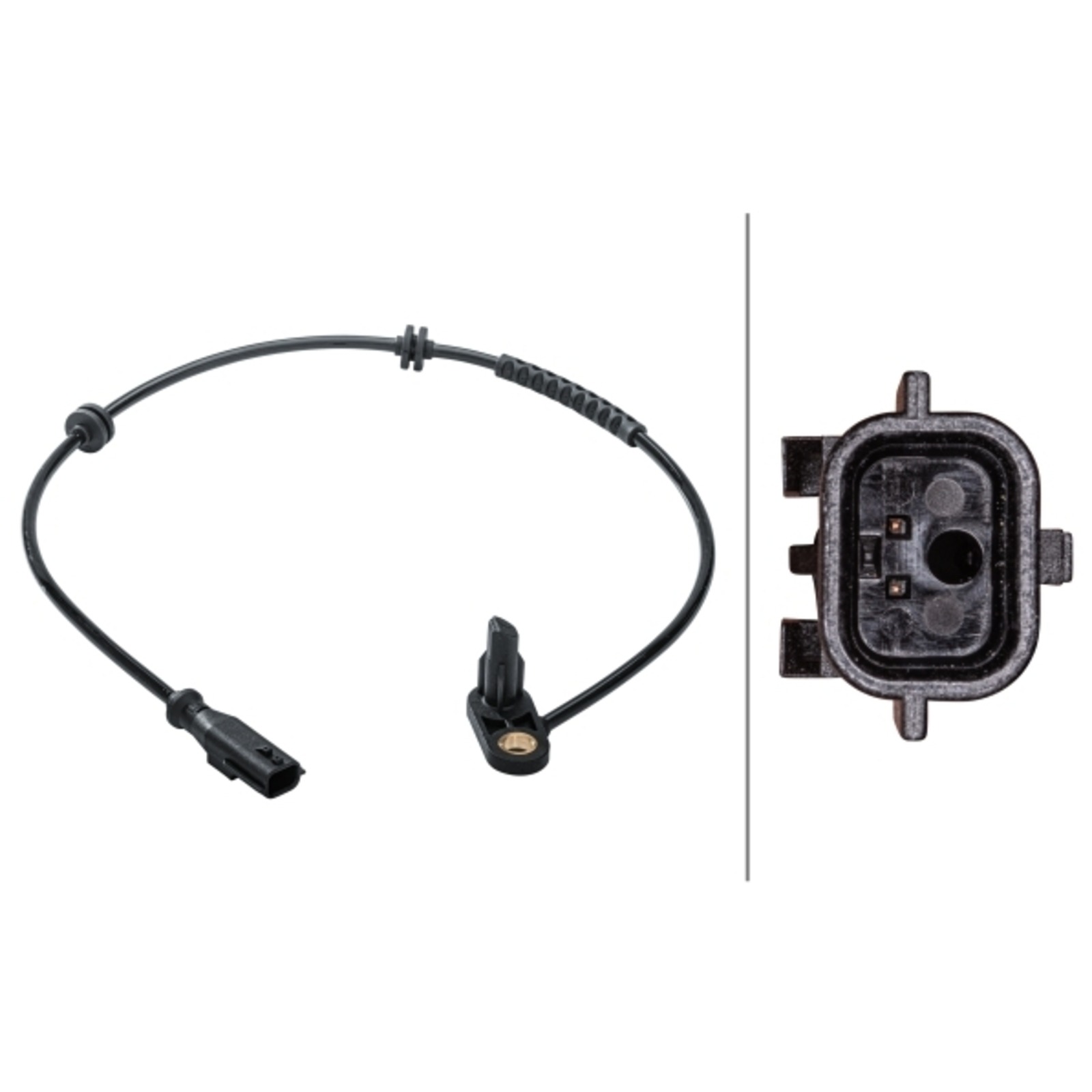 Bild von HELLA 6PU 012 679-171 ABS Sensor Drehzahlsensor, Raddrehzahl Sensor, Drehzahlgeber Hinterachse aktiver Sensor 2 610 RENAULT: CLIO 3