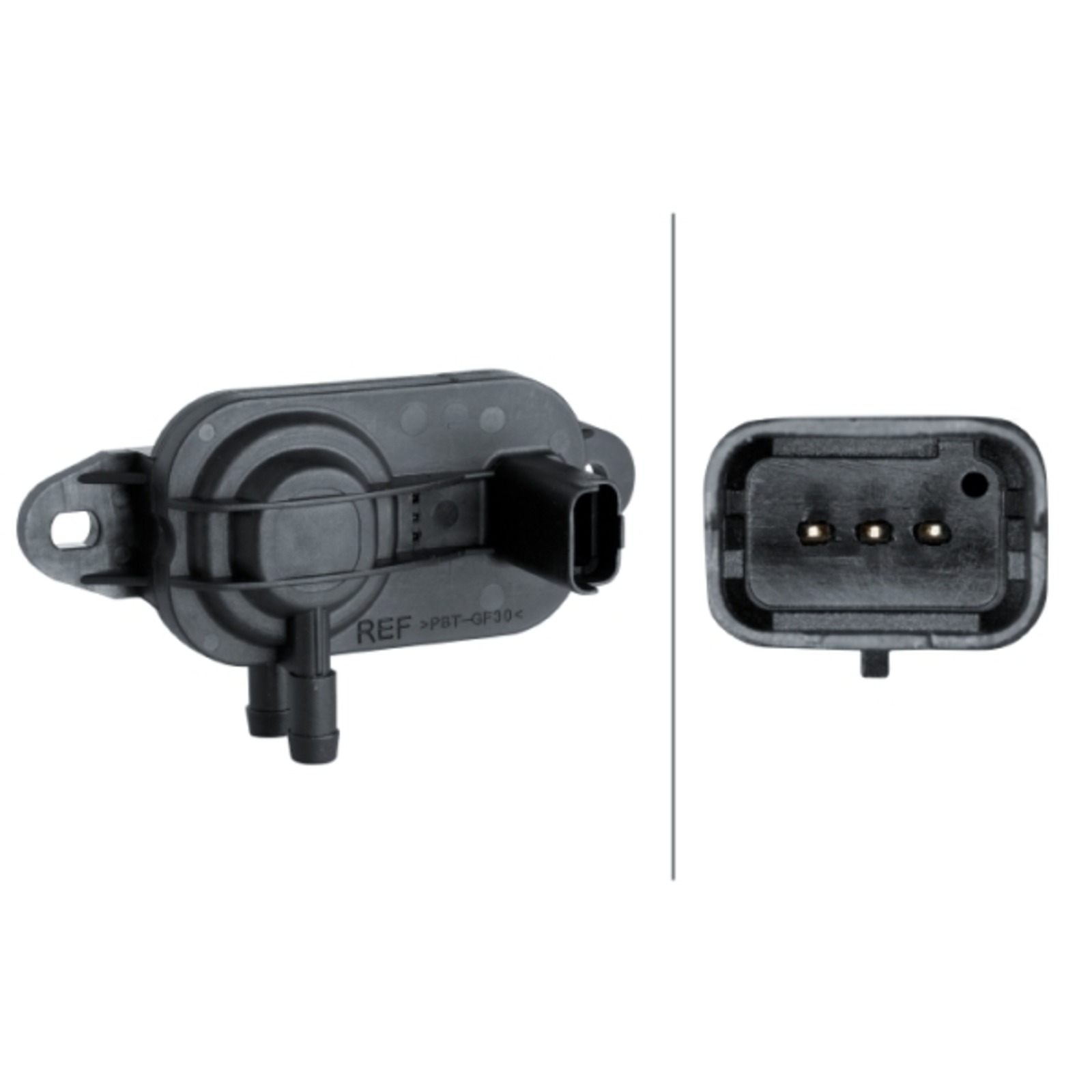 Bild von HELLA 6PP 009 409-571 Sensor, Abgasdruck PEUGEOT: Boxer Van, Rifter MPV, 308 I SW, CITROËN: C5 III Estate, IVECO: DAILY 4 Kasten/Kombi