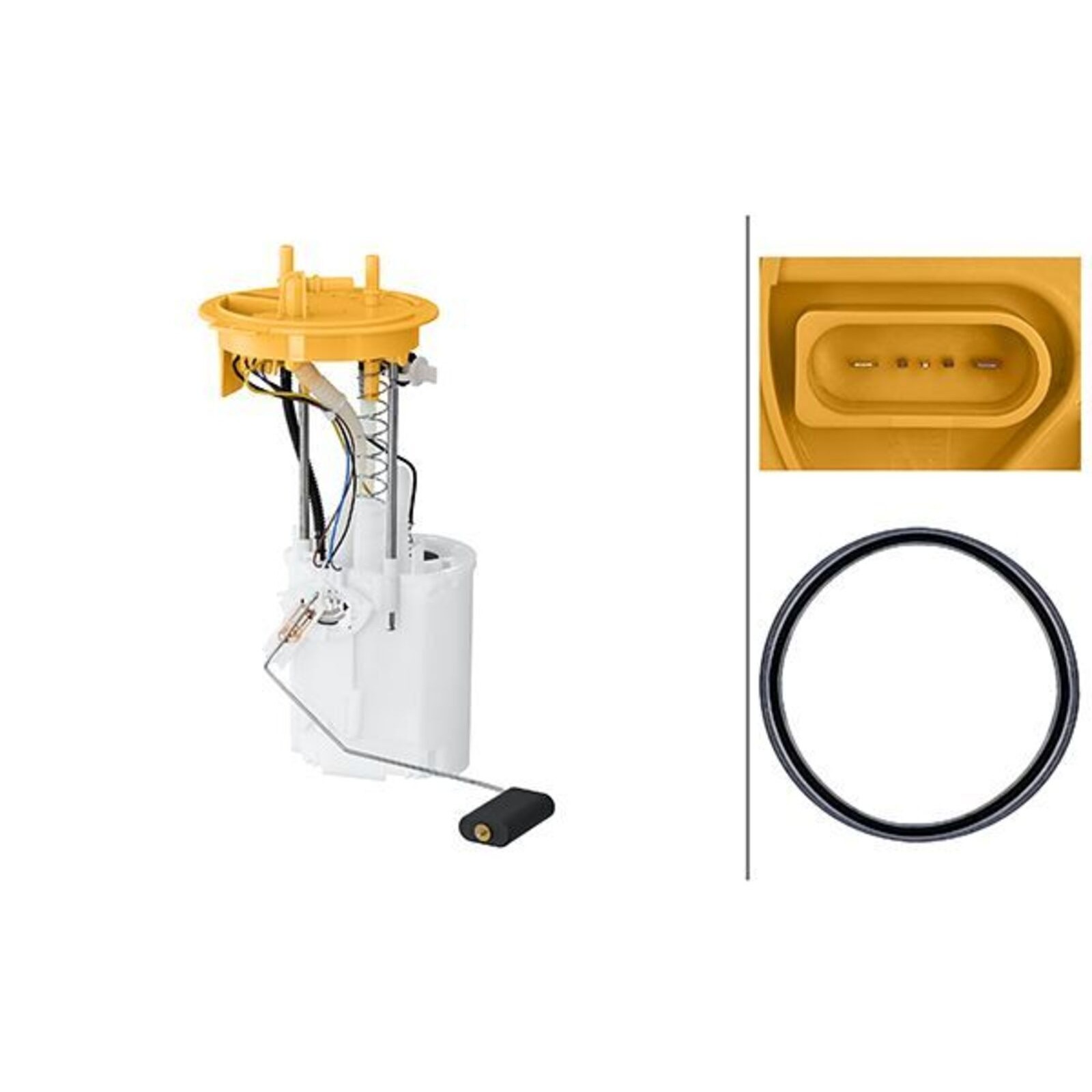 Bild von HELLA 8TF 358 305-411 Kraftstoff-Fördereinheit elektrisch Diesel mit Tankgeber, mit Dichtungen VOLKSWAGEN: Passat B6 Variant