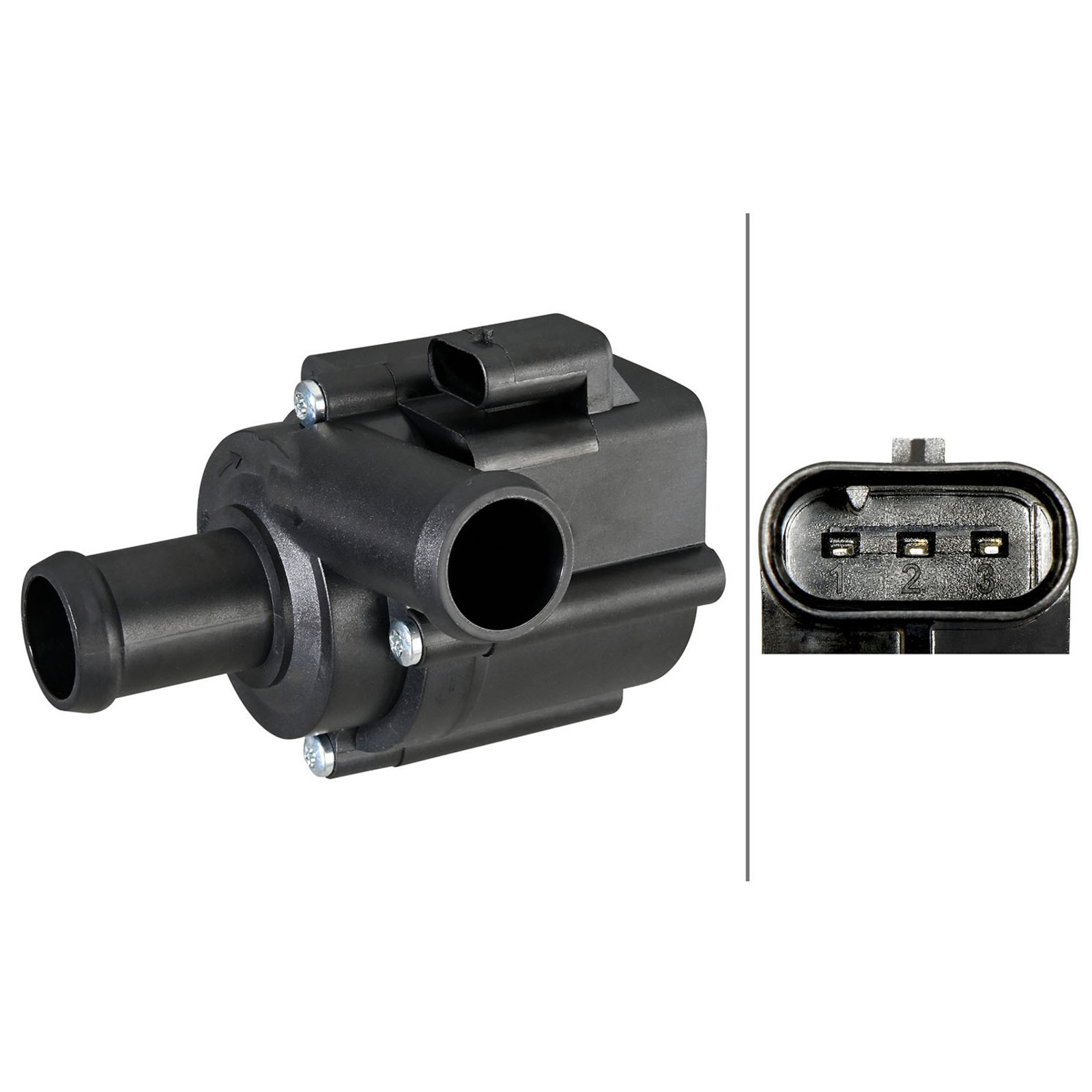 Bild von HELLA 8TW 358 304-681 Zusatzwasserpumpe 12 elektrisch AUDI: A5 B8 Sportback, A4 B8 Avant, A7 Sportback, VOLKSWAGEN: Touareg II, Amarok Pickup