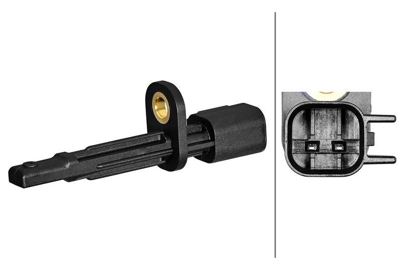 Bild von HELLA 6PU 358 217-051 ABS Sensor Drehzahlsensor, Raddrehzahl Sensor, Drehzahlgeber Hallsensor 2