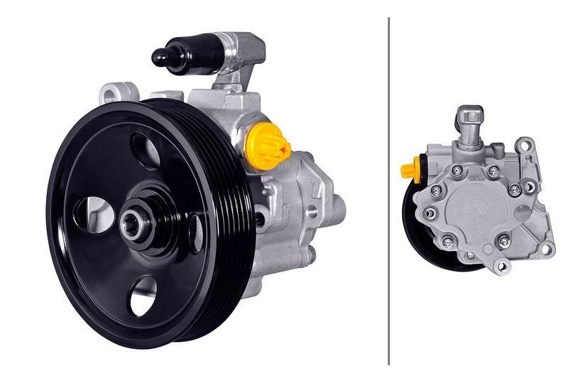 Bild von HELLA 8TL 359 003-341 Hydraulikpumpe Servopumpe, Flügelpumpe, Servolenkung Pumpe hydraulisch 100 6 106 Drehrichtung im Uhrzeigersinn