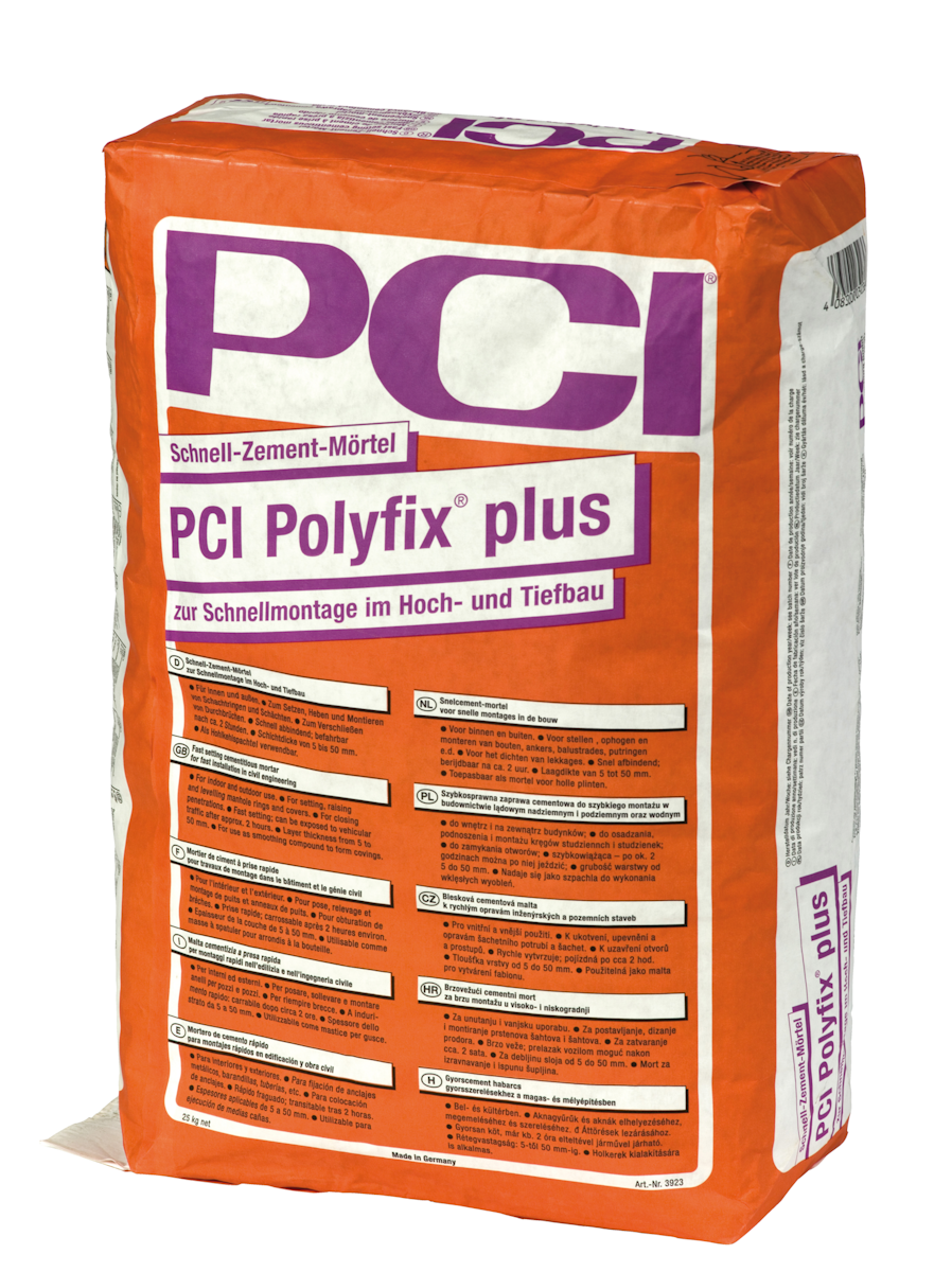Bild von PCI Polyfix plus Schnell-Zementmörtel grau Mörtel , 25 kg
