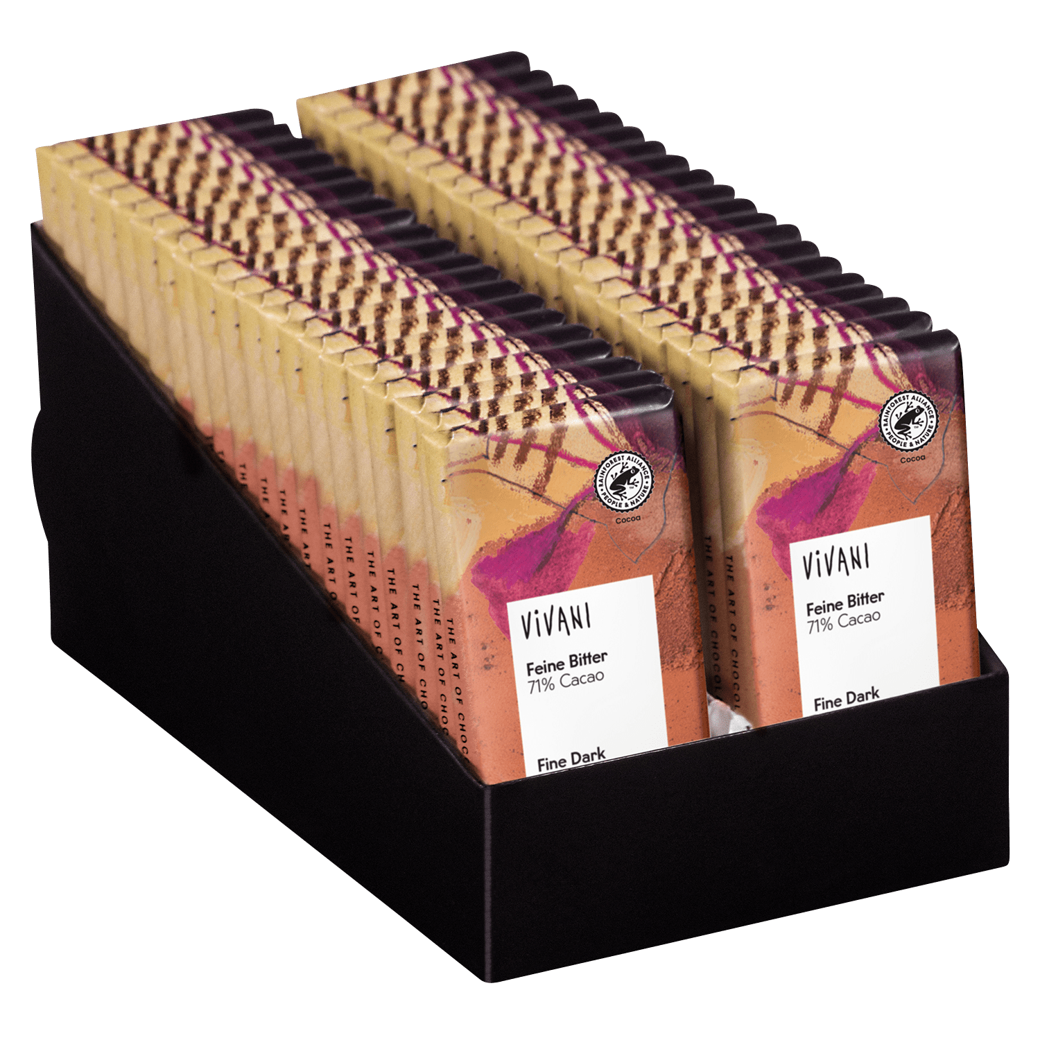 Bild von Feine Bitter 71% Cacao, Minitafeln, BIO, 12.5g