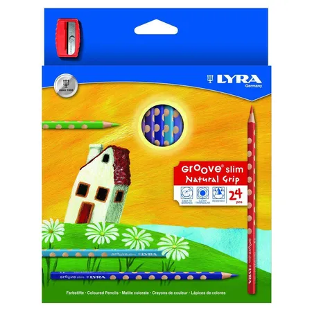 Bild von Lyra 2821240 Farbstifte Groove Slim und Anspitzer, 24 Stück