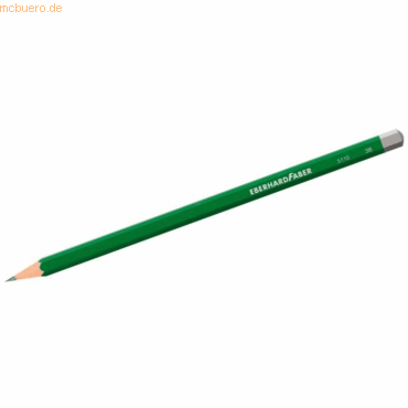 Bild von 12 x Eberhard Faber Bleistift 3B lackiert grün